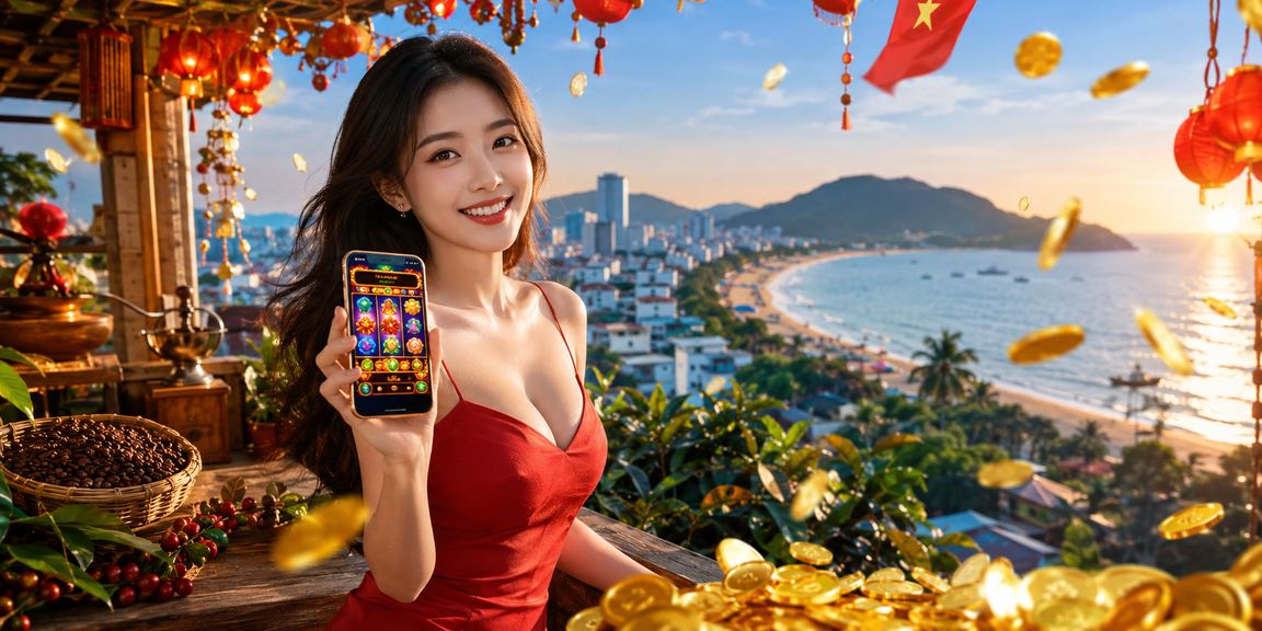 Người dùng tại Côn Đảo chơi game và xem kèo trong không khí nghỉ dưỡng